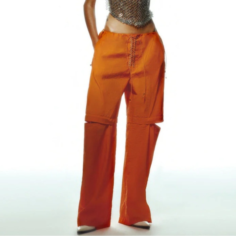 Wearhause Intoxicated Orange Pants XS